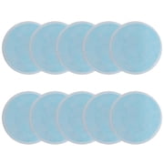 LHWEN Reusable Makeup Remover Pads 10 Soft Organic Cotton Rounds with Washable Drawstring Bag Natural Materials Gentle on Skin and Waste Perfect for Travel and Home Use Ideal Gift for Eco-Conscious