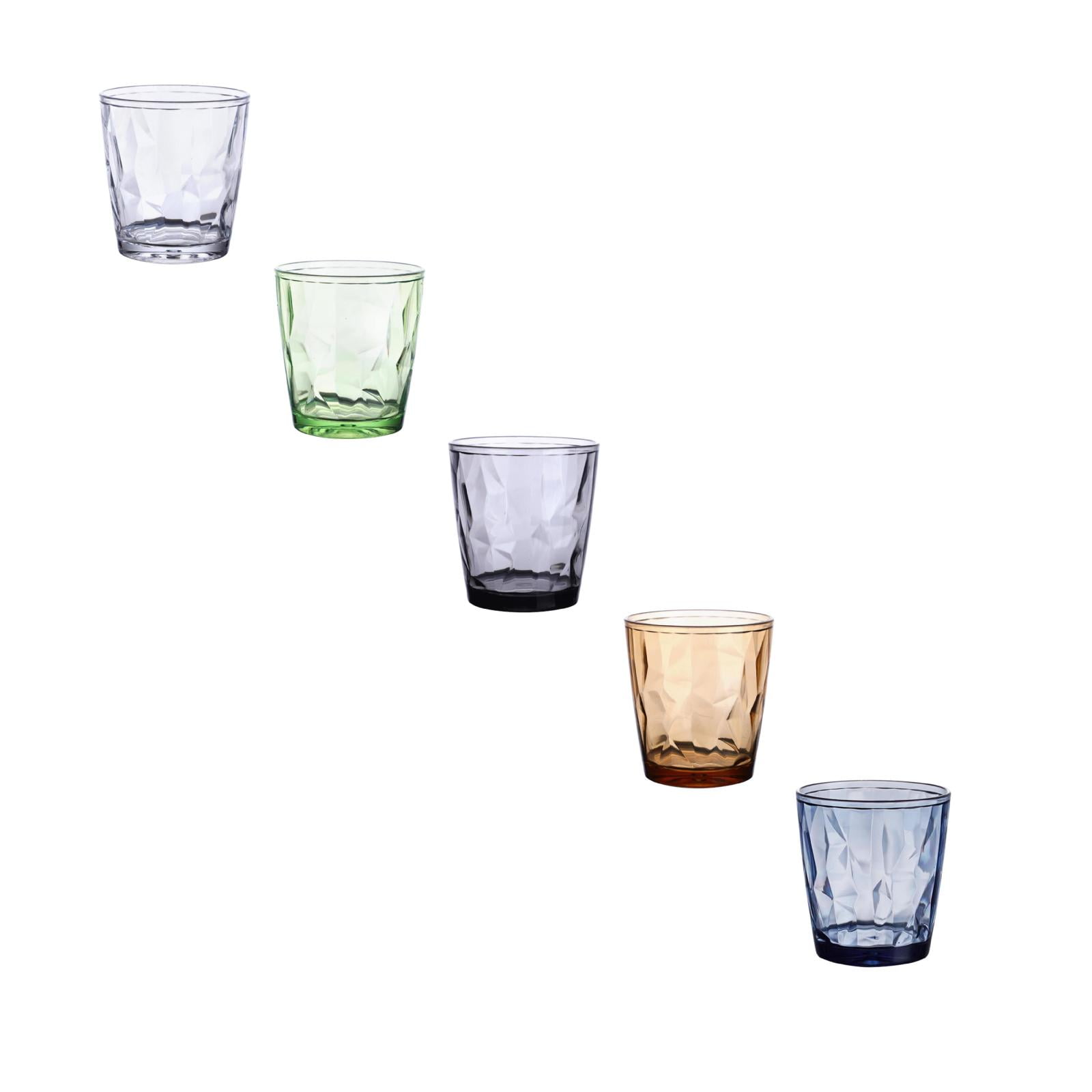 LHWEN Set of 12oz Plastic Drinking Glasses Dishwasher Acrylic Tumblers Look  Like Glass Juice and Water Cups for Kids Temperature Elegant Design for  Kitchen Outdoor Pool Parties and Bars 5PCS - Walmart.com