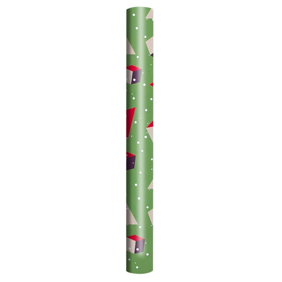 LHWEN Single-Sided Christmas Wrapping Paper 70cm x 50cm 1PC Classic Santa Design High Coated Paper Perfect for Gift Wrapping Home DIY Festive Decor 3.77 Square Feet