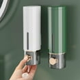 thumbnail image 1 of LHWEN Soap Dispenser Wall Mount Shampoo Shower Gel Storage Box Bathroom Manual ABS PS Material 22*6.5CM 0.228KG Home Bathroom Organizer Space-Saving Solution Easy Installation Leak-Proof, 1 of 8
