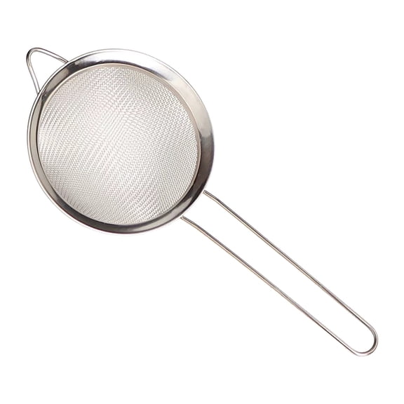 LHWEN Soybean Milk Strainer Juice Sieve Kitchen Lo Mein Scoop Superfine Flour Sieve Unique Lattice Bird's Nest Design Efficient Straining and Separation Compact and Stylish 201 Stainless