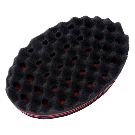 LHWEN Sponge For Curl Curling Sponge Brush Men And Women Foam Hair Wave Sponge Big And Small Holes For Boy Girl Long Short Hair 1 Pcs