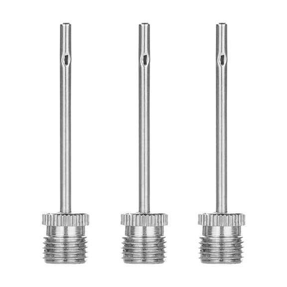 LHWEN Stainless Inflator Needles Design for Soccer Basketball Volleyball Rugby Fitness Port Efficient Inflation Standard Size 3.8x0.4cm Portable Lightweight Compatible with Pumps Hand Pumps Gauges