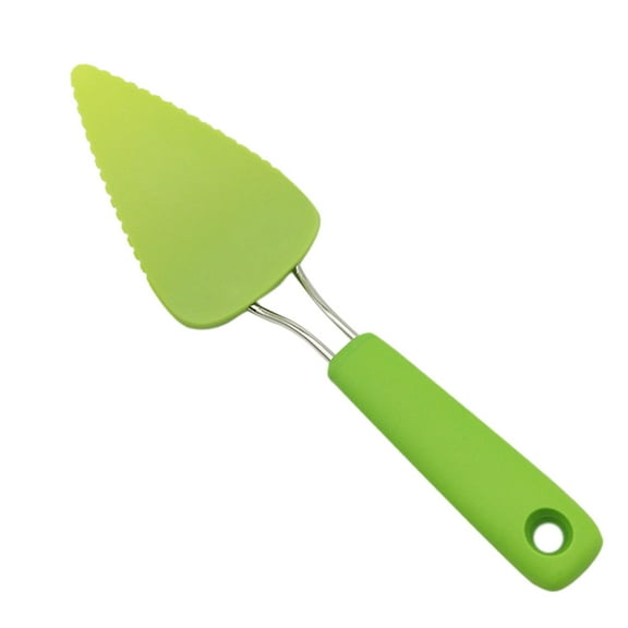 LHWEN Stainless Steel Cake Spatula Triangle Cheese Spatula Pizza Spatula Birthday Cake Shovel Baking Utensil Construction Versatile Design with Serrated Edge Comfortable Grip Dishwasher Baking Tool