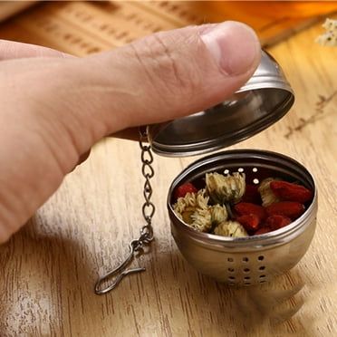 LHWEN Stainless Steel Tea Infuser Strainer 4CM Loose Leaf Herbal Tea Filter Reusable Tea Diffuser for Kitchen Dining and Bar