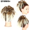 thumbnail image 1 of LHWEN Synthetic Messy Scrunchies Elastic Band Hair Updo Hairpiece Fiber Natural Beauty Salon Straight Hair Fun Lace Wavy Curls Braided Hair Synthetic Hair bohon Perfect for Party Everyday, 1 of 8
