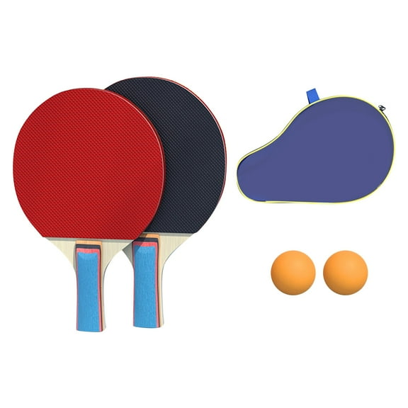 LHWEN Table Tennis Set Training and Fun Pong with Double-Sided and Standard Ergonomic Grip Portable and Compact Perfect for Indoor Outdoor Play Ideal Sports Gift for Table Tennis Lovers Suitable