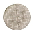 thumbnail image 1 of LHWEN Thickened Chair Cushion Soft Square Lattice Cotton Seat Pad for Home Car Coccyx Sciatica Back Comfortable Polyester Fiber Pearl Cotton Filling 15.7x15.7x3.15 Inches Machine Washable Multiple, 1 of 8