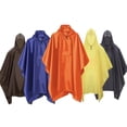 thumbnail image 1 of LHWEN Three In One Rain Poncho Reusable Lightweight PU Raincoat with Hood for Adult Outdoor Hiking Tourism Unisex Emergency Rain Gear Easy to Carry and Store Ideal for All Seasons and Activities, 1 of 8