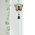 thumbnail image 1 of LHWEN Traditional Wind Chimes Solid Wood Metal Pendant Home Garden Decoration Lightweight Luck Bringer for Window Door Courtyard Trees Holiday Anniversary Gift Indoor Outdoor Decor 35cm Ornament, 1 of 8