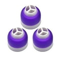 thumbnail image 1 of LHWEN Tri-Color Icing Coupler Tool EasyBake Coupler Set for Desserts Plastic Metal Food-Grade Materials Kitchen Baking Accessories Rainbow Swirl Icing Separator Piping Bag Connector and Odorless, 1 of 8