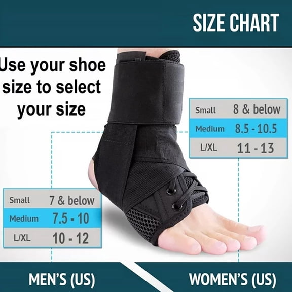 LHWEN Unisex Running Knee Protector with Breathable Ankle Joint Support Anti Sprain Protective Cover for Foot Stability Adjustable Compression Straps for Ligament Stabilization and Injury Prevention