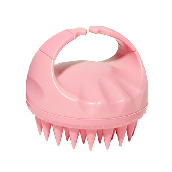 LHWEN Upgraded Silicone Shampoo Brush Scalp Massager Wet and Dry Hair Scrubber for Women Men Exfoliate Soft for All Hair Types Ergonomic Design Easy to Hold for Stress and Cleaner Scalp