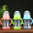 thumbnail image 1 of LHWEN Wide Caliber PP Baby Bottle with Handle Anti Drop Anti Flatulence Plastic Baby Bottle 240ML Easy Clean Comfortable Feeding Newborn Toddler Lightweight Ideal for All Ages Perfect Grip, 1 of 3