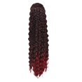 thumbnail image 1 of LHWEN Wig Female Ponytail Foreign Trade Drawstring Mesh Pocket Curly Hair Border Fiber Elastic Mesh Drawstring Ponytail Beauty Salon Straight Hair Fun Lace Wavy Curls Braided Hair Synthetic Hair, 1 of 5