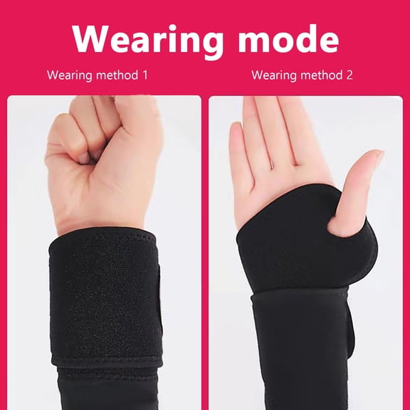 LHWEN Wrist Compression Strap and Adjustable Brace for Sport and Daily Wear Unisex Wrist Support with Infrared Heat Technology for Improved Circulation and Soft Velvet Fabric for Comfort