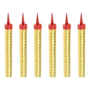 LHWGJQY Gold candle stick candle holderKing Of Sparklers Pack Of 6 Gold Wrapping Sparkling Candles For Bottle Service Birthday Wedding Sweet 16 Party Candle (Pack Of 6 Gold)