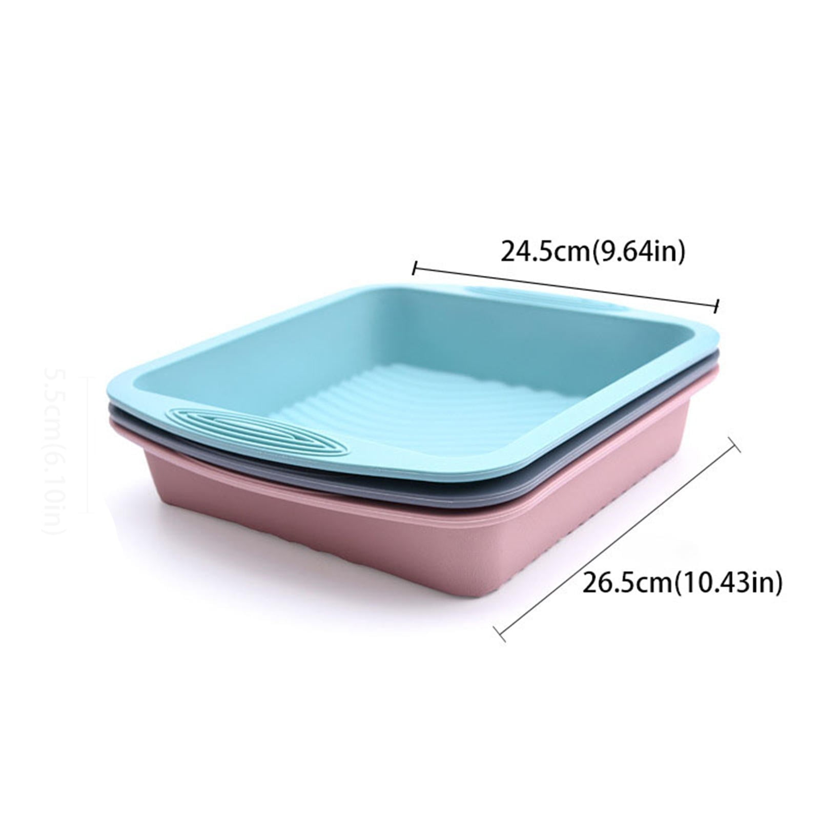 LHWGJQY Polvoron Molder Cake Pan 8x8 Baking Pan Pan Nonstick Silicone ...