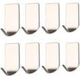 thumbnail image 1 of LHX  Stainless Steel Hook, Room Decorative Wall Hook (8 Pieces, Silver), 1 of 5
