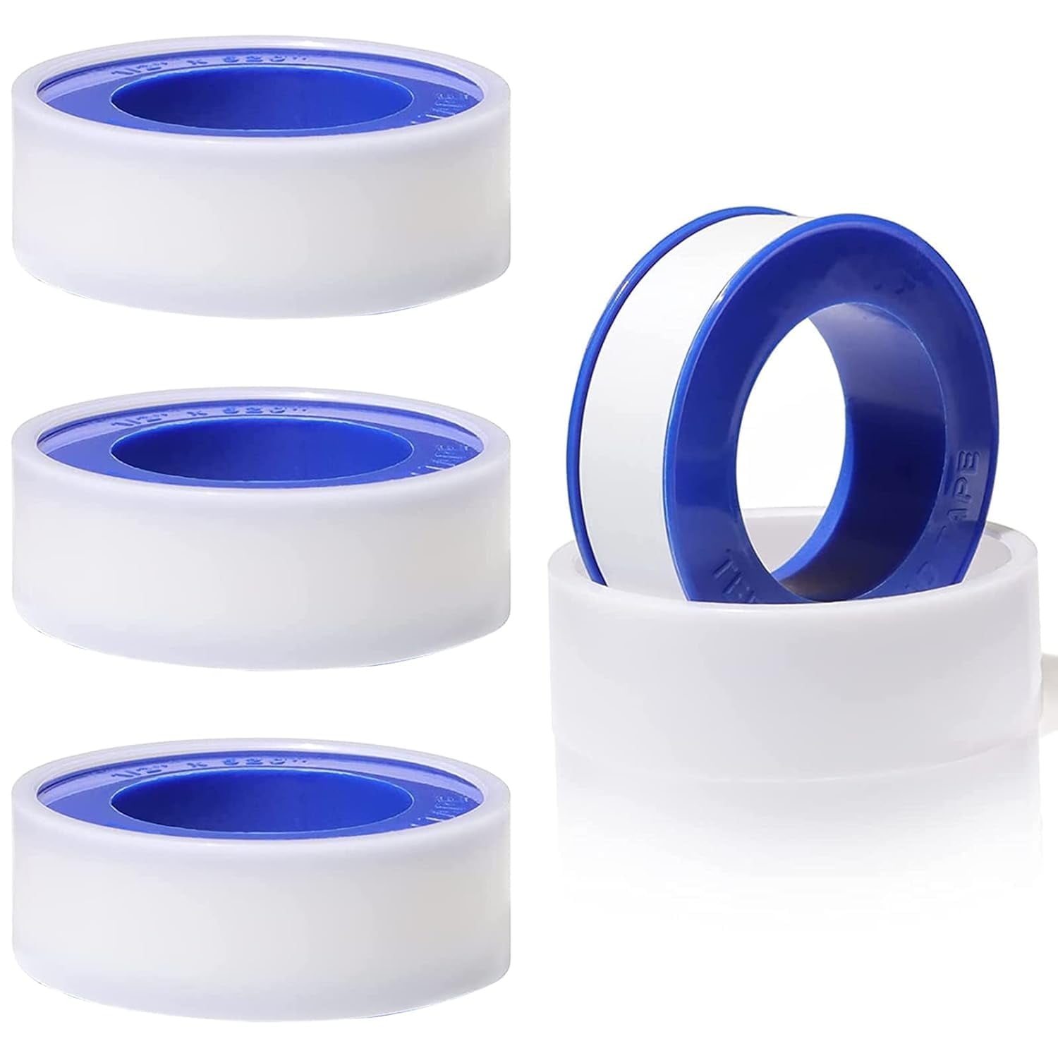 LHXC Teflon Tape, 0.47x393inch Plumbers Tape White Thread Seal PTFE Sealant Tape Water Plumbers