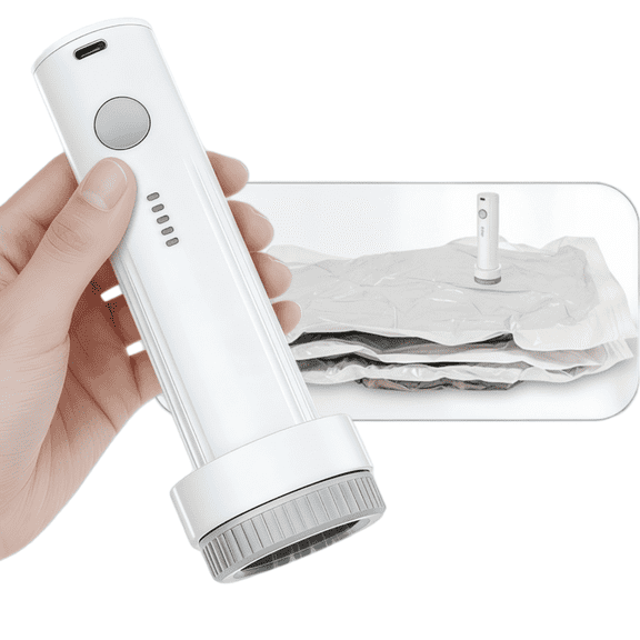 LHYXU Portable Charging Electric Vacuum Pump for Storage Bags (Storage Bags Not Included in This Package)
