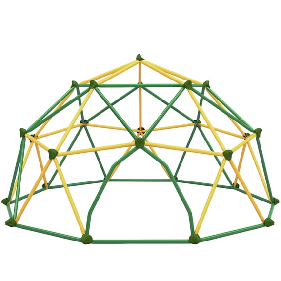 LHYY 12ft Geometric Dome Climber Play Center,Climbing Dome Tower,Rust UV Resistant Steel Supporting 1000 LBS