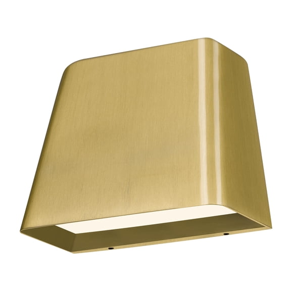 LHYY 5.5 inch Brushed Brass LED Wall Sconce