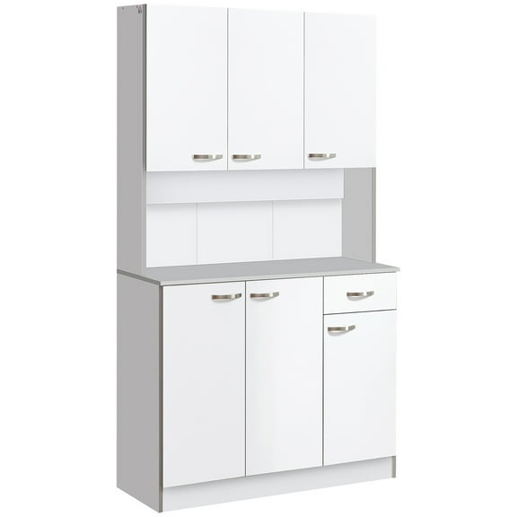 LHYY 71"Modern Freestanding Kitchen Buffet Hutch With Server and Storage