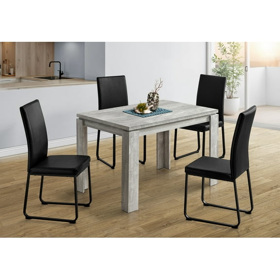 LHYY Dining Table,48"Rectangular,Small,Kitchen,Dining Room,Grey Laminate,Contemporary,Modern