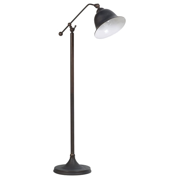 LHYY Madeira Dark Bronze Bell Down Bridge Floor Lamp