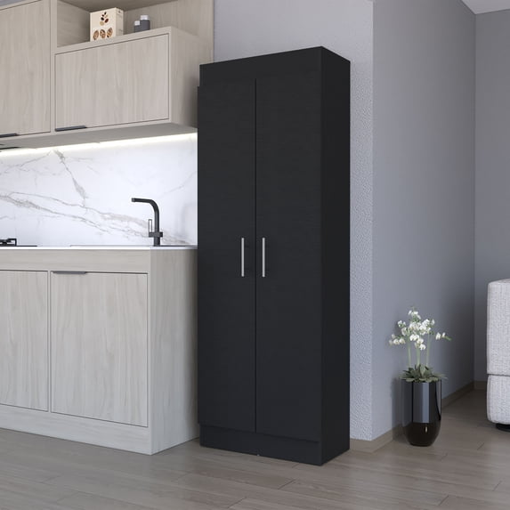 Visual Reference: Lhyy Pantry Cabinet With Sleek 5 Shelf Storage