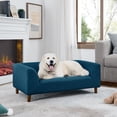 thumbnail image 1 of LHYY Pet sofa with backrest and armrests,modern rectangular pet sofa suitable for small and medium dogs,soft cushion comfortable dog sofa,BLUE, 1 of 8