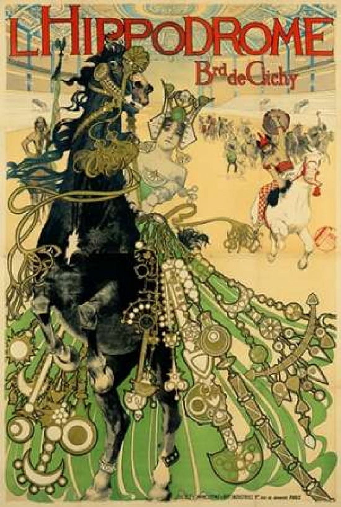 LHippodrome Canvas Art - Manuel Orazi (24 x 36)