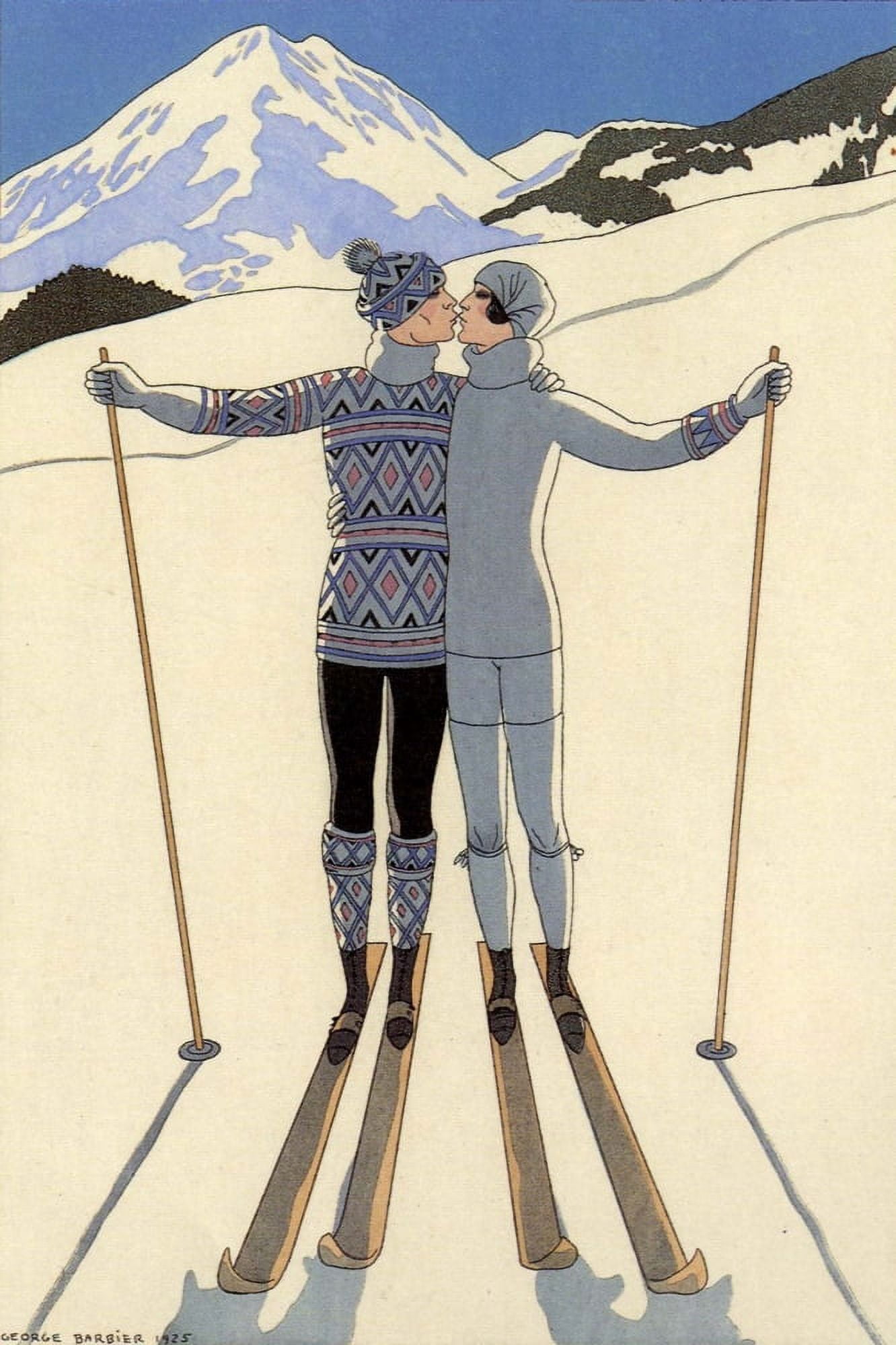 LHiver Canvas Art - George Barbier (18 x 24)