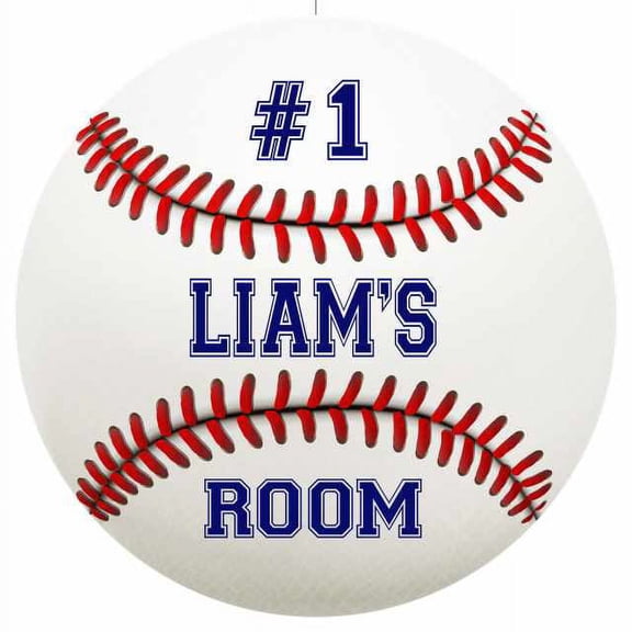 LIAM'S Bedroom 12" Round Metal Sign Boys Room Wall Dcor Gift 200120030099
