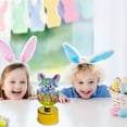 thumbnail image 1 of 2025 New Happy Easter Eggs Bunny Cute Colorful Eggs Inserted In Night Night Lights Holiday Desktop Glowing Ornament Home Decoration Novel Easter Design, 1 of 6