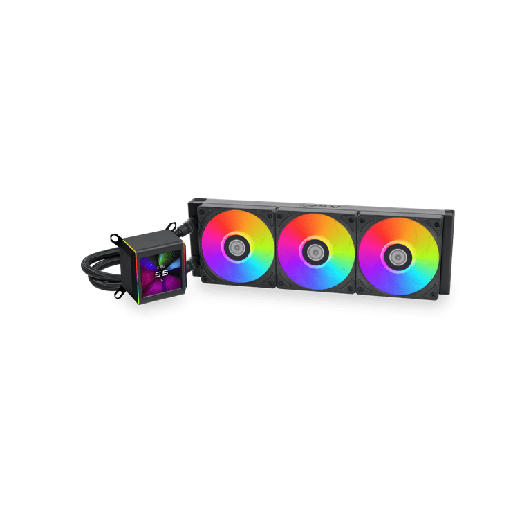 LIAN LI Galahad II LCD 360 Black Liquid Cooler - GA2ALCD36B