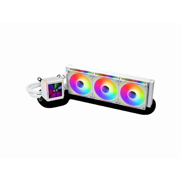Lian-Li Galahad II LCD CPU Liquid Cooler - White, 360mm, SL-Infinity Fan