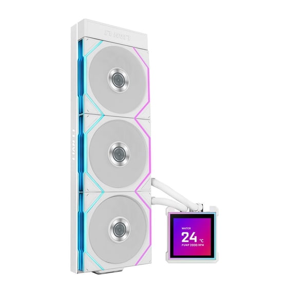 Lian Li HS2LCDS36TW Hydroshift II 360 TL ARGB Liquid CPU Cooler White