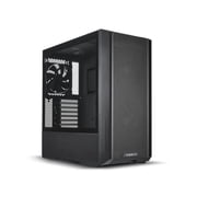 LIAN LI LANCOOL 216 X Black Steel / Tempered Glass ATX Mid Tower Computer Case ,2x 16 cm PWM Fans Included Non RGB ----LANCOOL 216X