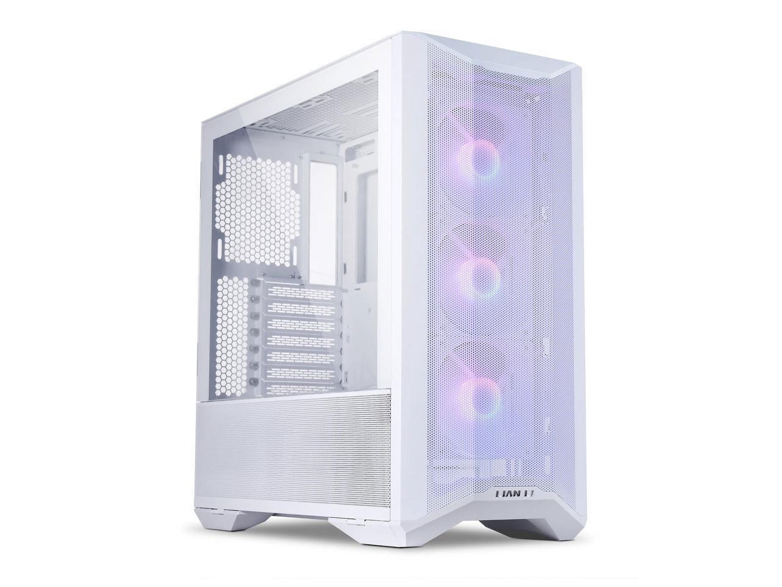 LIAN LI LANCOOL II MESH C RGB SNOW WHITE Tempered Glass Computer