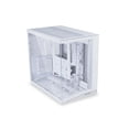 thumbnail image 1 of Lian Li O11DMIV2W Mini Tower ATX Case White Tempered Glass, 1 of 6