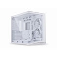thumbnail image 1 of Lian Li O11DMIV2FW Mini Tower ATX Case White With Five Reverse Fans, 1 of 7