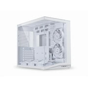 Lian Li O11DMIV2FW Mini Tower ATX Case White With Five Reverse Fans