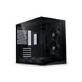 thumbnail image 1 of LIAN LI O11D MINI V2 Flow | Compact ATX Mid-Tower Airflow Computer Case | Panoramic View | High-Performance Airflow | Includes 5 x 120mm Reverse Blade Fans | Cable Management | Black  (O11DMIV2FX), 1 of 7