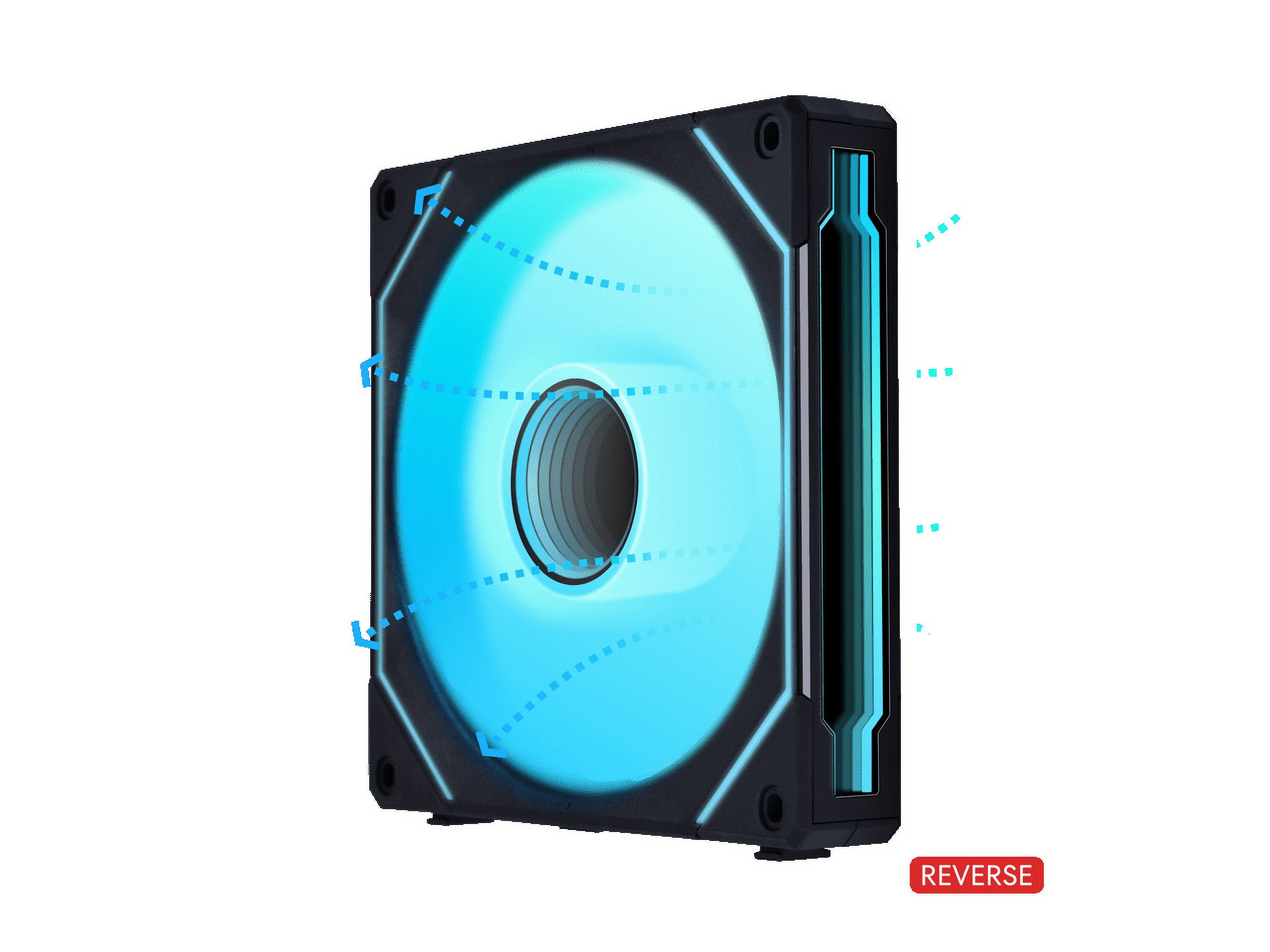 LIAN LI UNI FAN SL INFINITY 140 RESERVED RGB BLACK - 14RSLIN1B (No