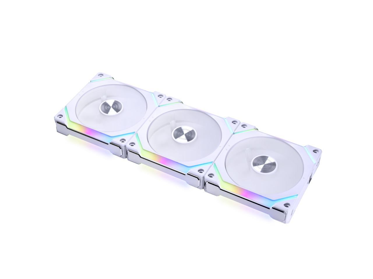 LIANLI ST120 RGB ファン　3個入り×2箱セット　ホワイト LIAN-LI-UNI-Fan-SL120-V2-RGB-