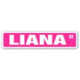 thumbnail image 1 of LIANA Street Sign Childrens Name Room Sign | Indoor/Outdoor |  36" Wide, 1 of 5