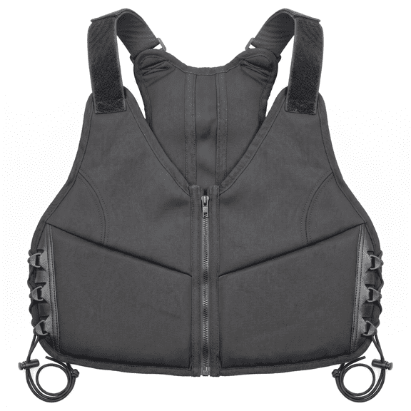 LIANGKA 10 LBS Adjustable Weighted Vest for Women Breathable Neoprene Fitness Training Vest with Zipper & Lace-Up Closure for Running Walking Strength Training