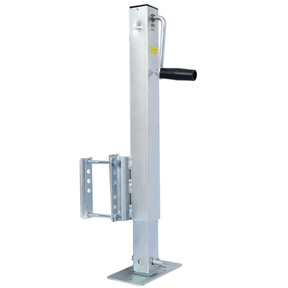 LIANGKA 2500 Pound Fixed Mount Trailer Jack With Drop Leg Structure And 28.6 Inch Lift Range